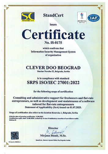 SRPS ISO/IEC 27001:2022